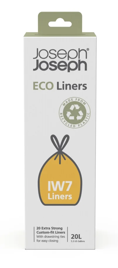 IW7 Eco recy. Müllbeutel 20L 20 Stk. Grau
