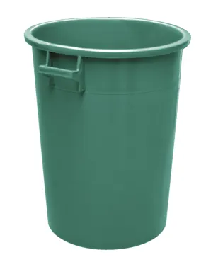 Müllbehälter zylindrisch 75lt grün D49cm H57cm