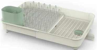 Ausziehbares Abtropfgestell Light Stone Sage