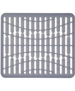 GG Spülbeckenmatte klein 32x28cm Silikon grau