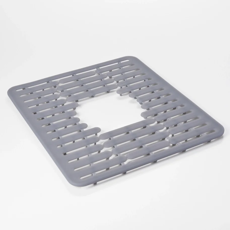 GG Spülbeckenmatte klein 32x28cm Silikon grau