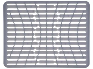 GG Spülbeckenmatte gross 43x32cm Silikon grau