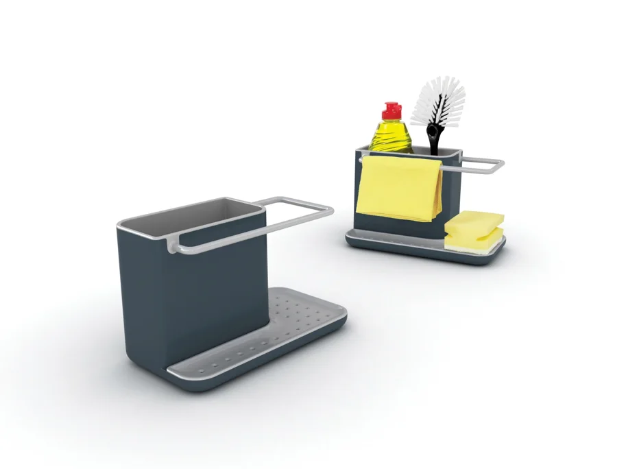 Sink Caddy schwarz grau 20x13.5x11.5cm