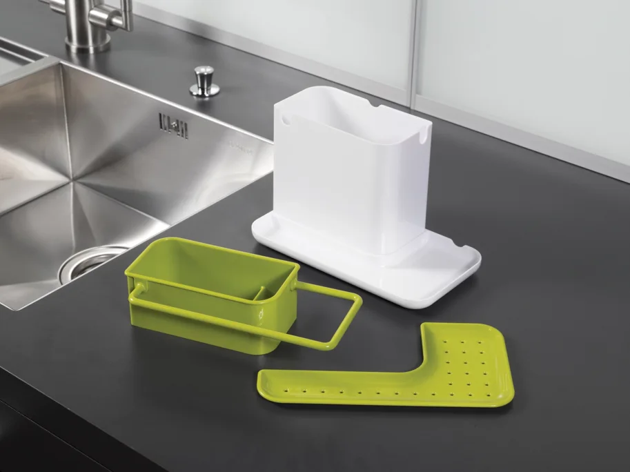 Sink Caddy grün weiss 20x13.5x11.5cm