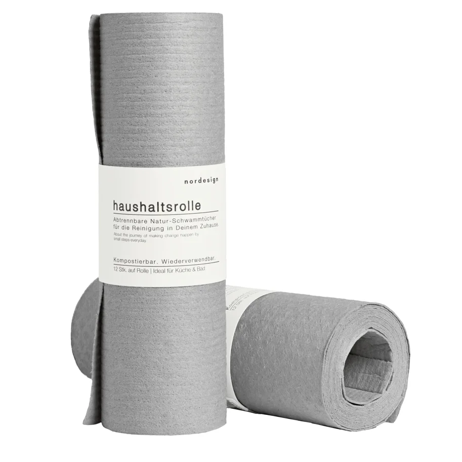 12 Stk. Haushaltsrolle, grau