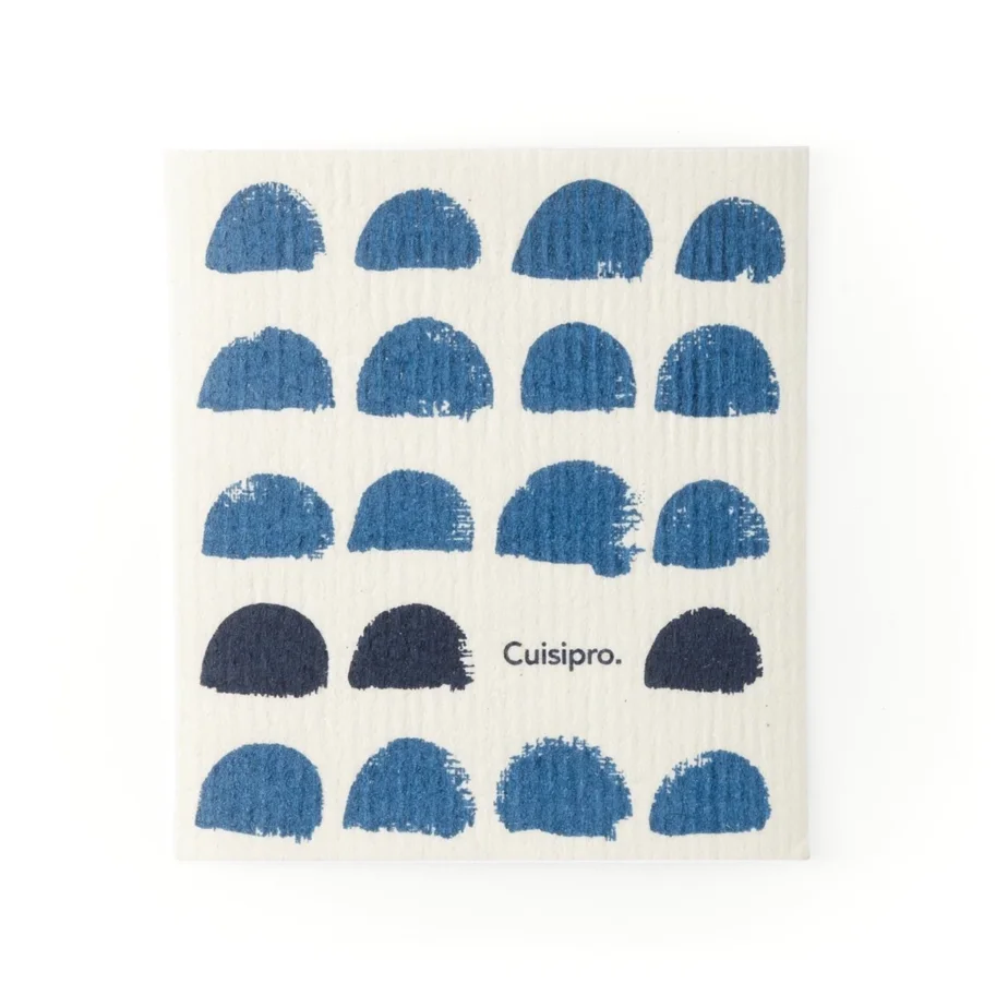 Allzweck Eco Tuch, SM, 20x17x 0.2cm blau Punkte