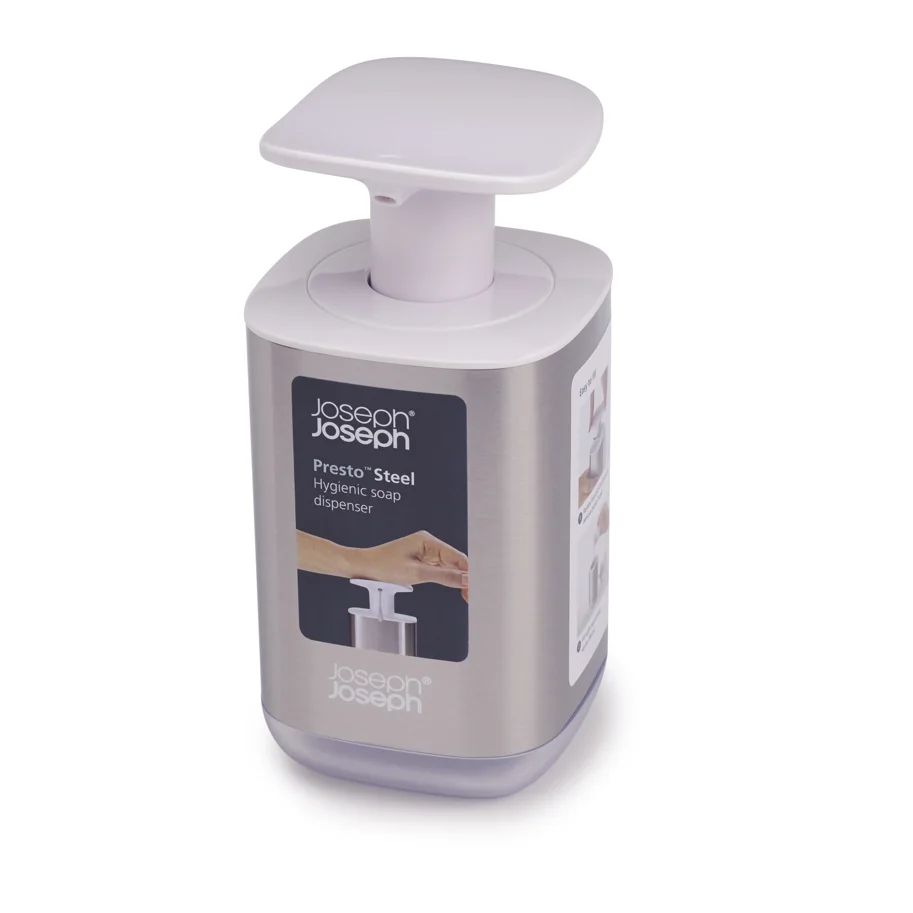 Presto Steel Hygienischer Seifenspender Weiss