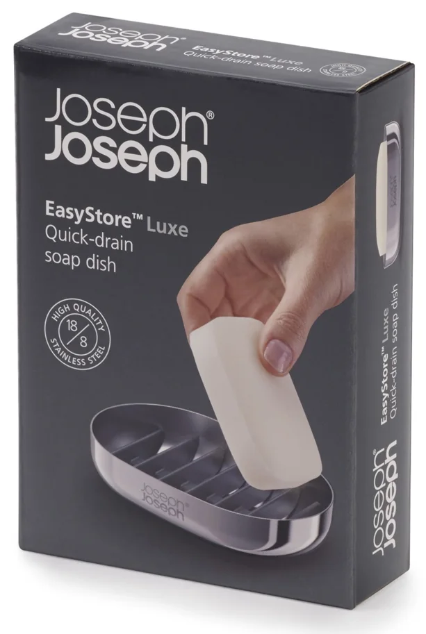 EasyStore Luxe Seifenschale Edelstahl
