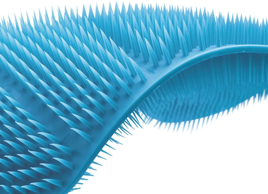 2er Set CleanTech Spülbürste Blau Grau