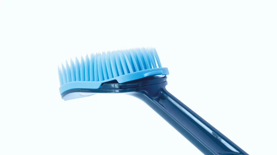CleanTech Spülbürste mit Ersatzkopf Blau