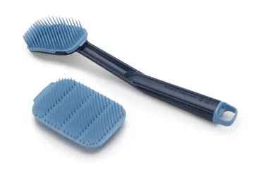 CleanTech Spülbürsten- und Schrubber-Set 2tlg. Blau