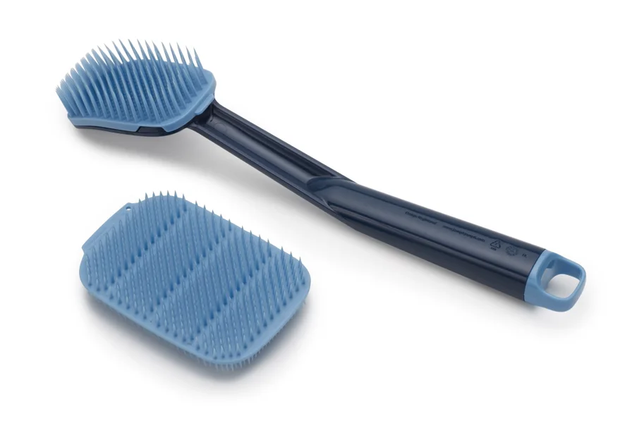 CleanTech Spülbürsten- und Schrubber-Set 2tlg. Blau