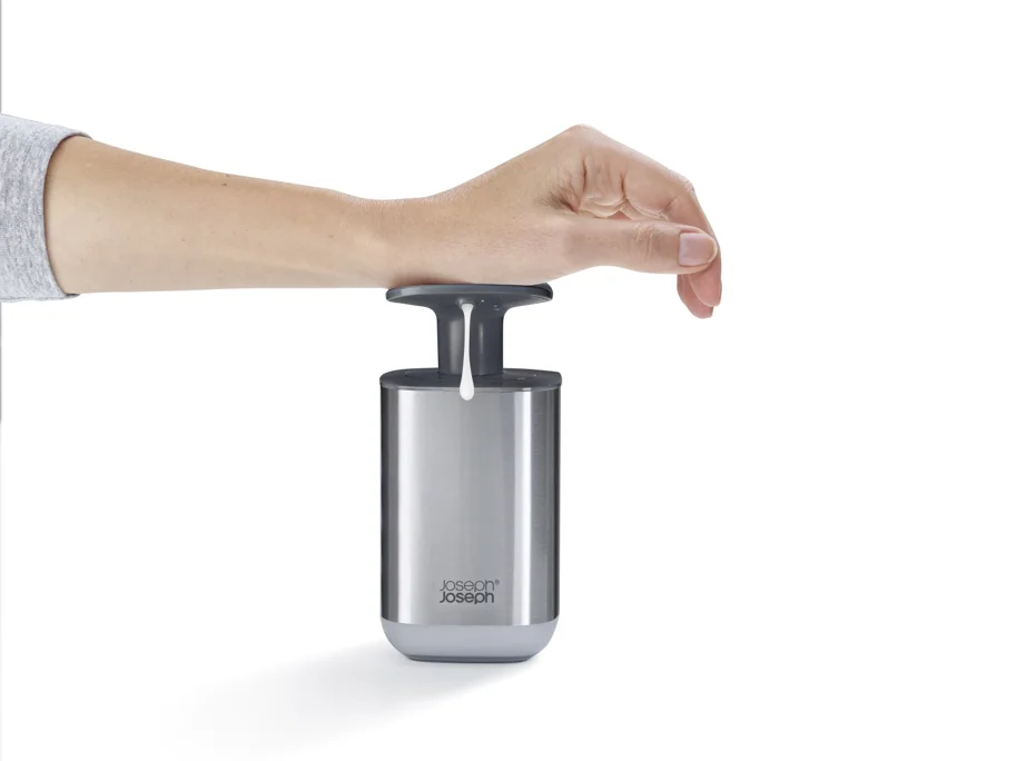 Presto Steel Hygienischer Seifenspender Grau