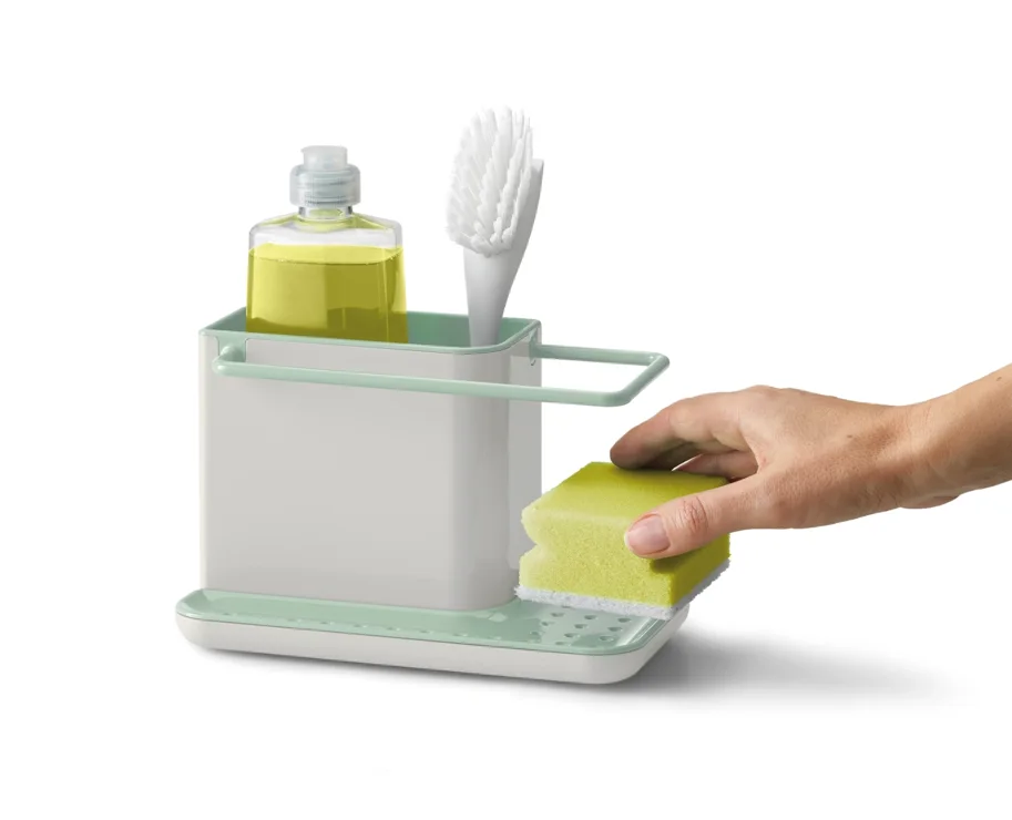 Caddy Spülenorganizer Light Stone Sage 19.5x13.5x11cm