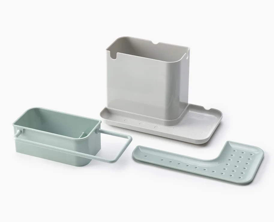 Caddy Spülenorganizer Light Stone Sage 19.5x13.5x11cm