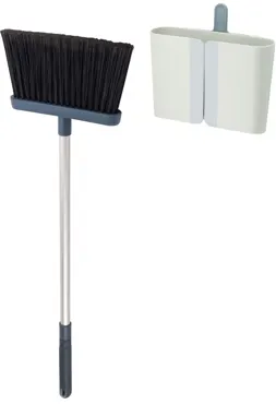 CleanStore Besen mit langen Borsten Blau