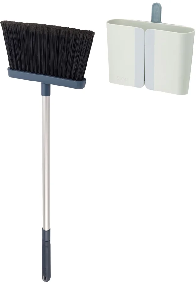CleanStore Besen mit langen Borsten Blau