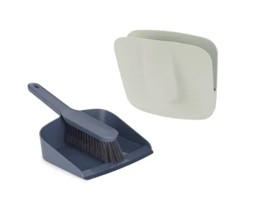 CleanStore Kehrschaufel und Bürste Blau