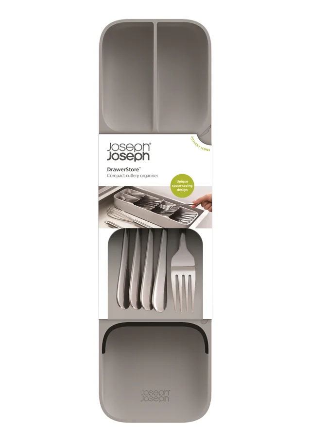 DrawerStore Besteckeinlage, grau, 11x39.5x5.7cm