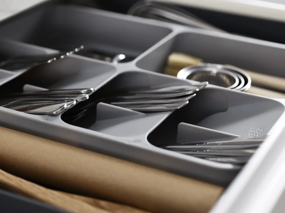 DrawerStore Küchenschubladen Organizer Grau