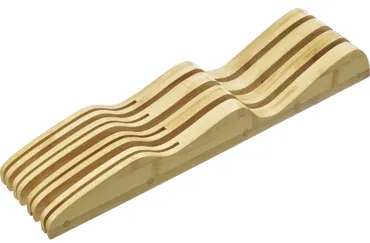 Messerablage für Schubladen, Bambus