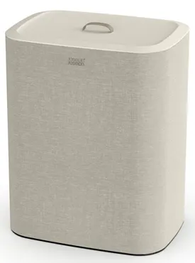 Tota 90L Wäschetrennkorb Ecru 2x 45L