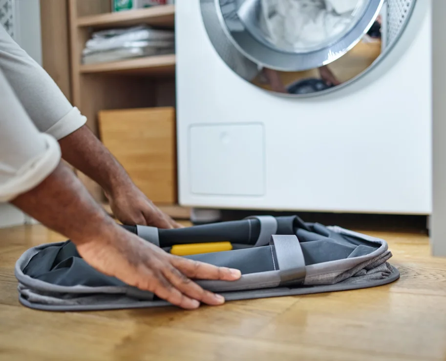 Hold-All Wäschekorb 35L grau faltbar