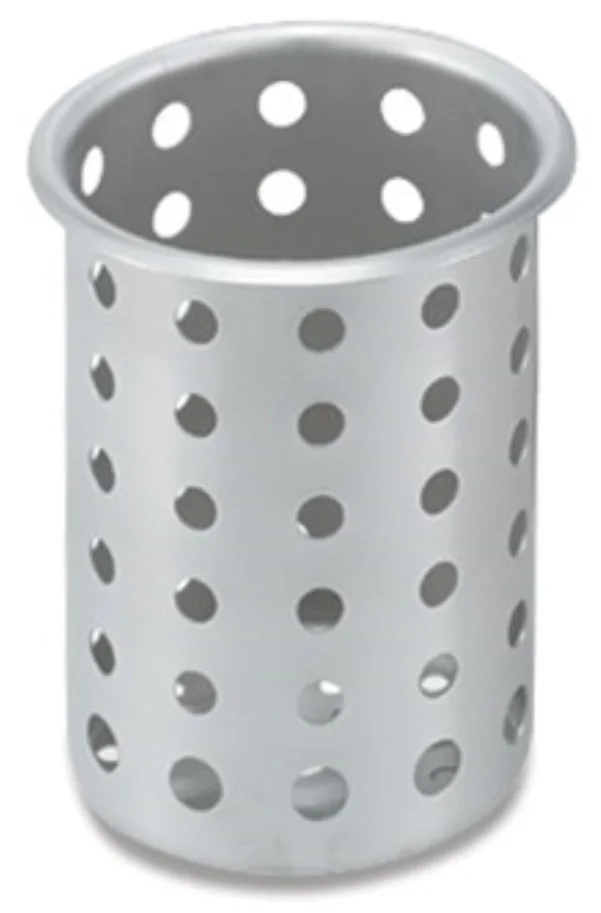 Besteckköcher Edelstahl zylindrisch D11cm H14cm