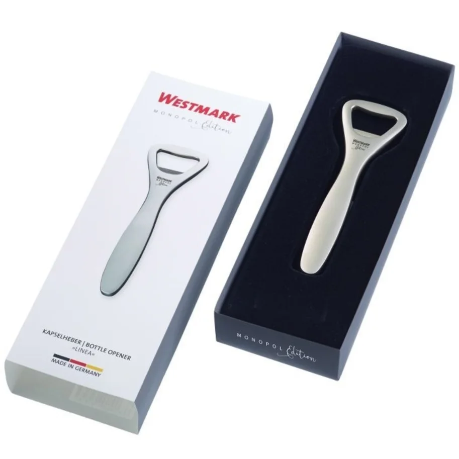 Kapselheber Linea, edelmattiert, 14x4.5x0.5cm