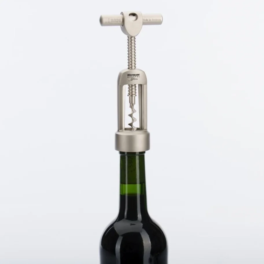 Glockenkorkenzieher Barolo, edelmattiert, 16x7x3.5cm