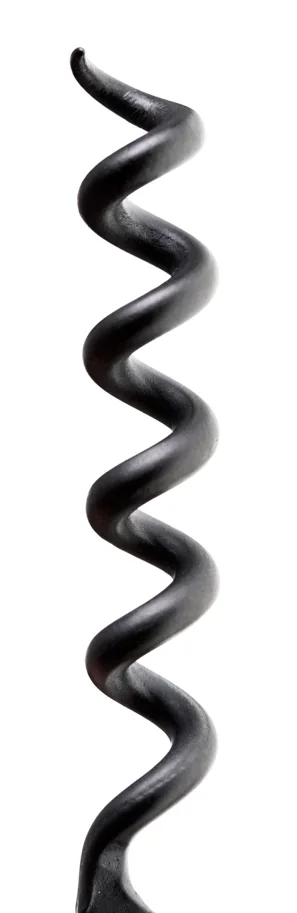 GG Steel Korkenzieher mit Folienschneider schwarz