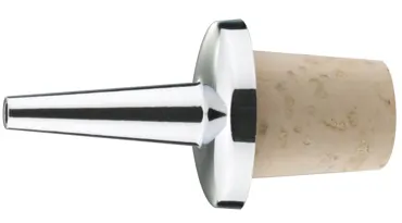 2 Stk. Spritzkorken verchromt auf Blister