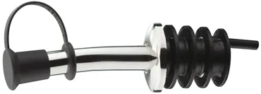 Flaschenausgiesser Inox Standard PE Korken m. Käppchen