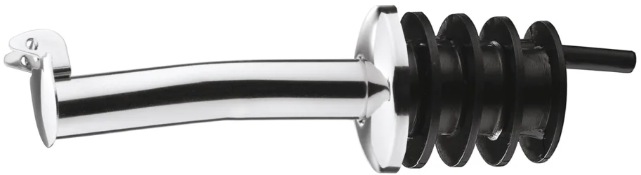 Flaschenausgiesser Inox mit Kläppchen u. K-Kork