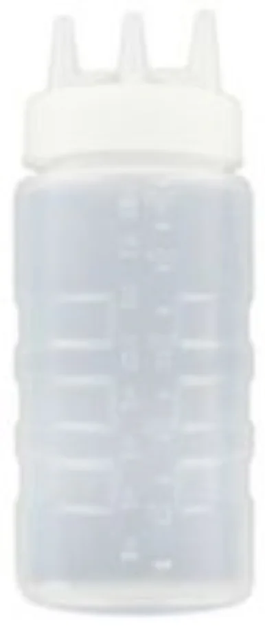 Saucen Dispenser dreifach klar 0.473lt