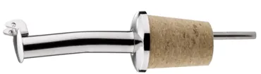 Flaschenausgießer 9 cm Naturkorken mit Luftrohr und Kläppche