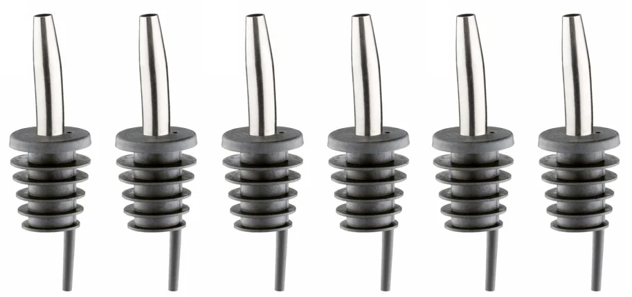 6er Set Gastro-Ausgiesser kurze Form