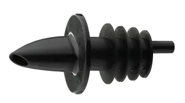 12 Stk. Jet-Pour Ausgiesser auf Blisterkarte, schwarz