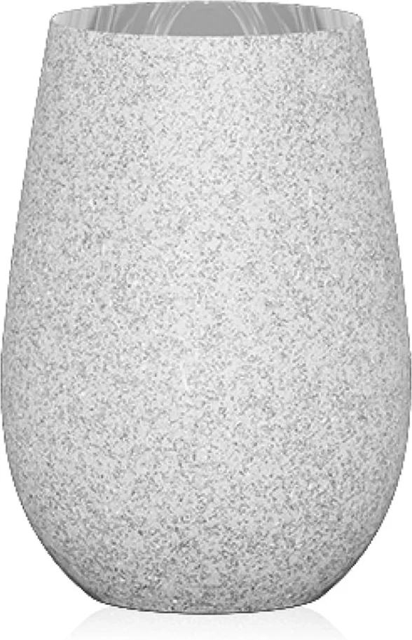 Longdrinkbecher Stones Kiesel 465 ml hellgrau