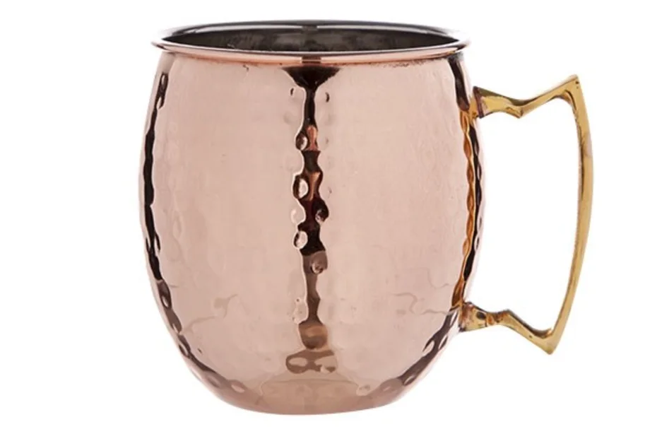 Becher Moscow Mule, gehämmert, 8.5 x 10cm, 45 cl