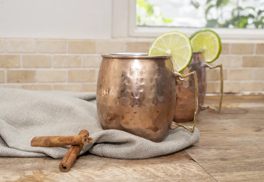 Becher Moscow Mule, gehämmert, 8.5 x 10cm, 45 cl