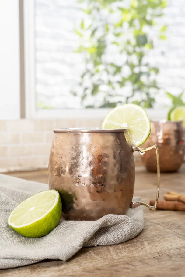 Becher Moscow Mule, gehämmert, 8.5 x 10cm, 45 cl