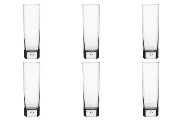 6er Set Disco Longdrink schlank 30cl 17.3cm