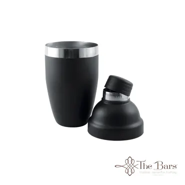 Cocktail Shaker 500ml schwarz matt