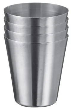 4er Set Mini Becher Mendo, 30ml