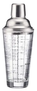 Cocktail Shaker Sam, Glas, 400ml