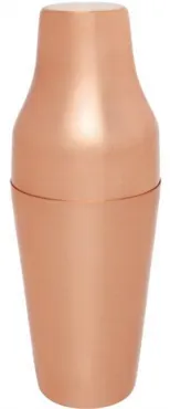 Cocktail Shaker 2tlg 0.6lt Kupferbeschichtung