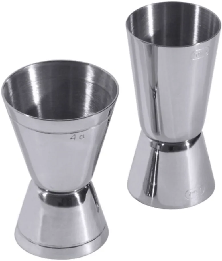 Doppelmassbecher 2/4 cl