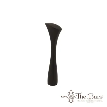 Stössel gerippt schwarz