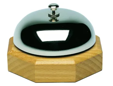 Tisch- und Kellnerglocke, 8.5x6.5x5.5cm, Polybeutel